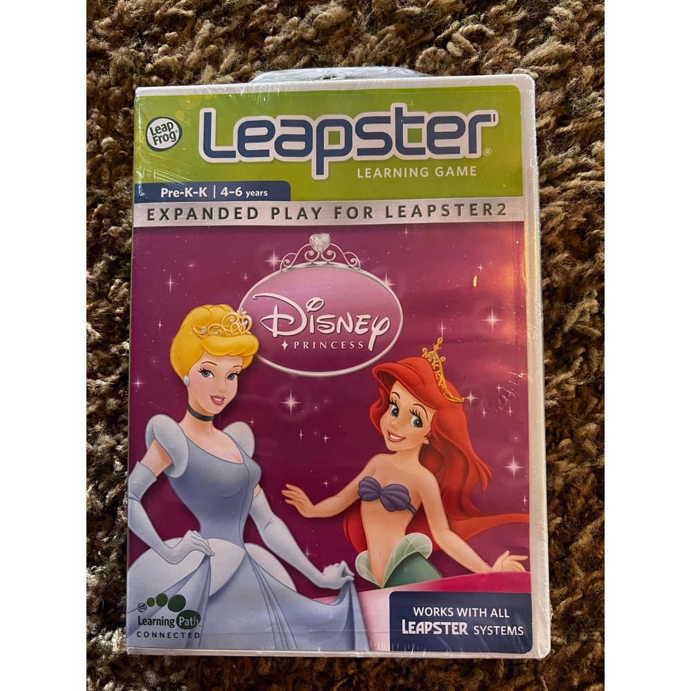 LeapFrog Leapster Disney Princess Learning Game Pre-K-K Ages 4-6‎